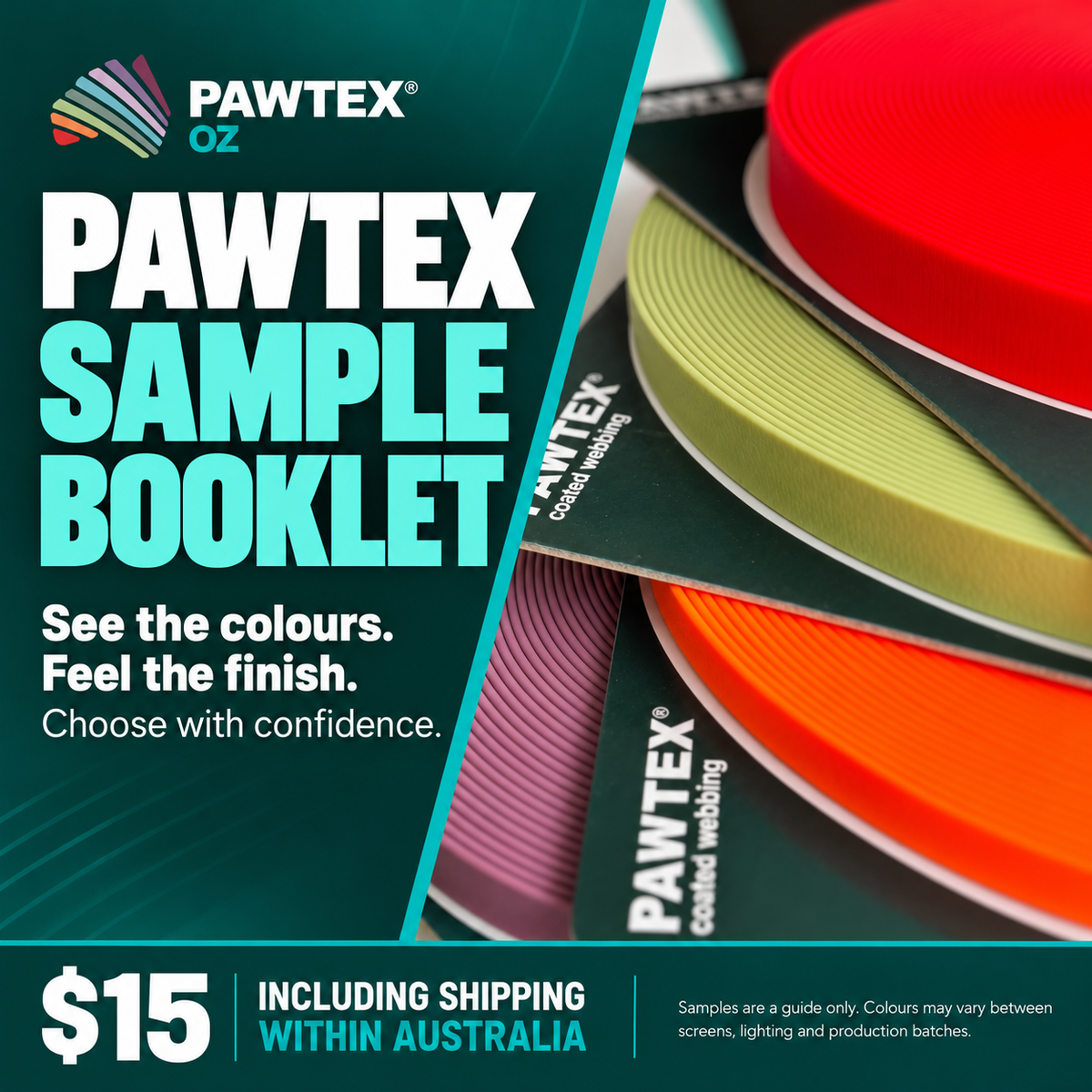 Pawtex Sample Booklet